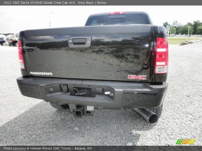 Onyx Black / Ebony 2012 GMC Sierra 3500HD Denali Crew Cab 4x4