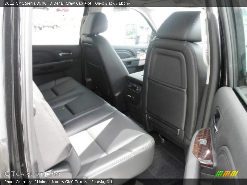 Onyx Black / Ebony 2012 GMC Sierra 3500HD Denali Crew Cab 4x4