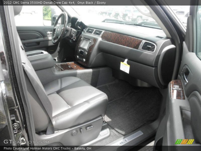 Onyx Black / Ebony 2012 GMC Sierra 3500HD Denali Crew Cab 4x4