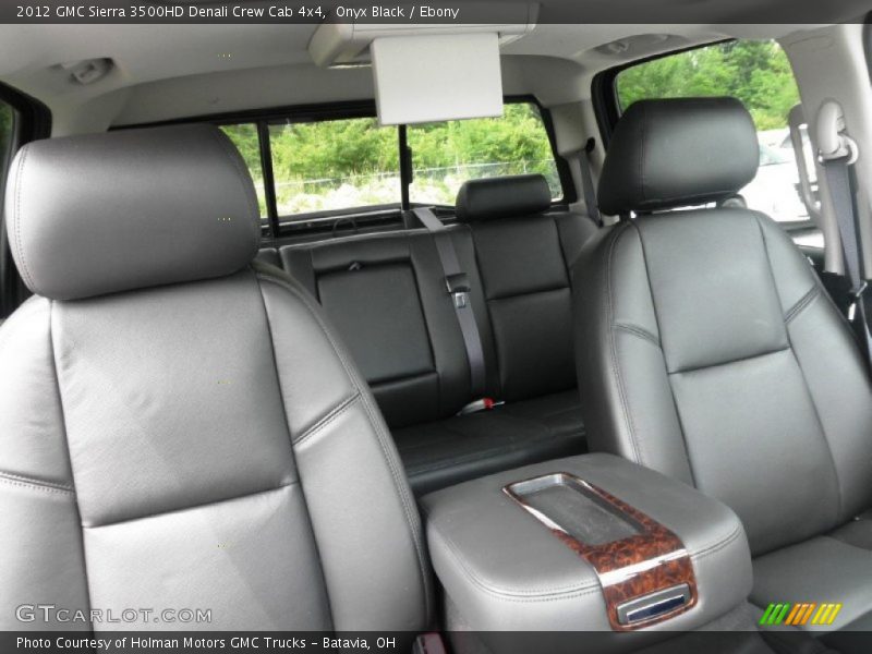 Onyx Black / Ebony 2012 GMC Sierra 3500HD Denali Crew Cab 4x4