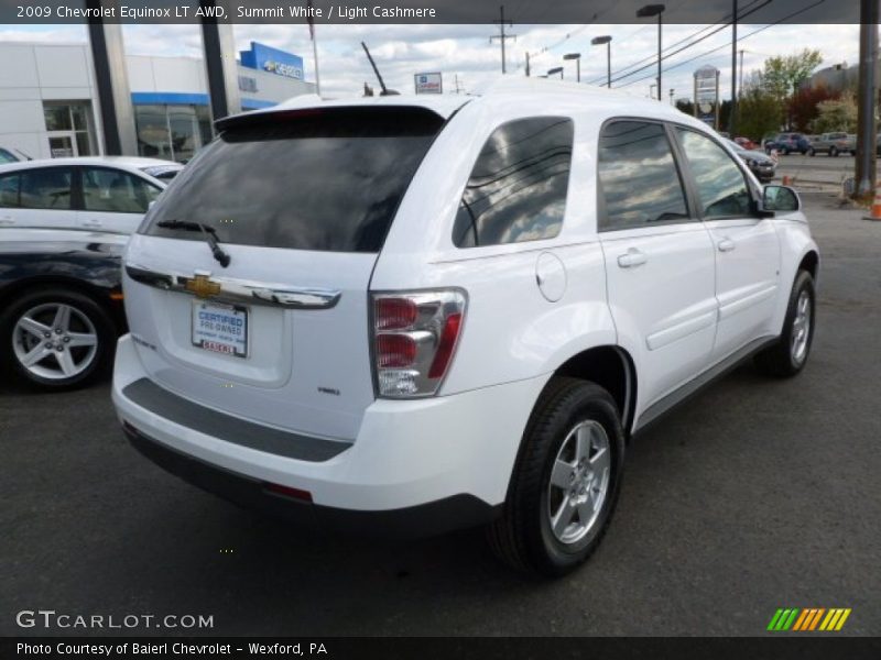 Summit White / Light Cashmere 2009 Chevrolet Equinox LT AWD