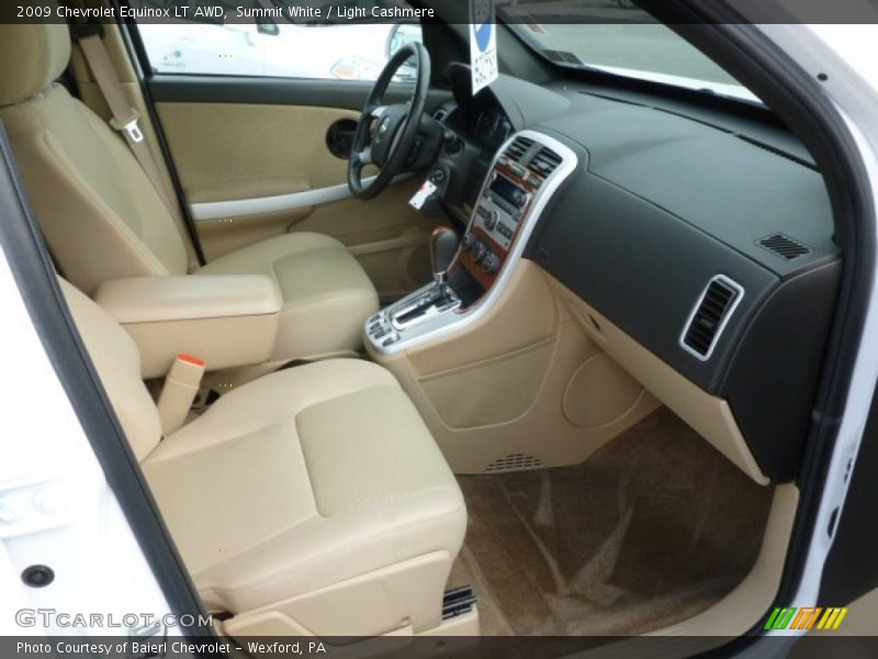 Summit White / Light Cashmere 2009 Chevrolet Equinox LT AWD