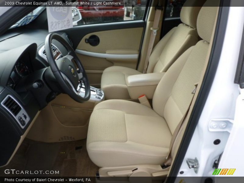 Summit White / Light Cashmere 2009 Chevrolet Equinox LT AWD