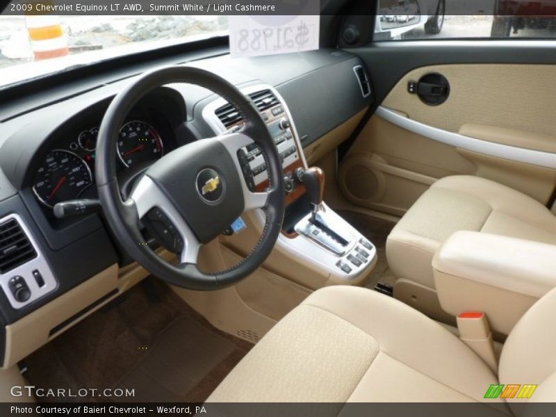 Summit White / Light Cashmere 2009 Chevrolet Equinox LT AWD