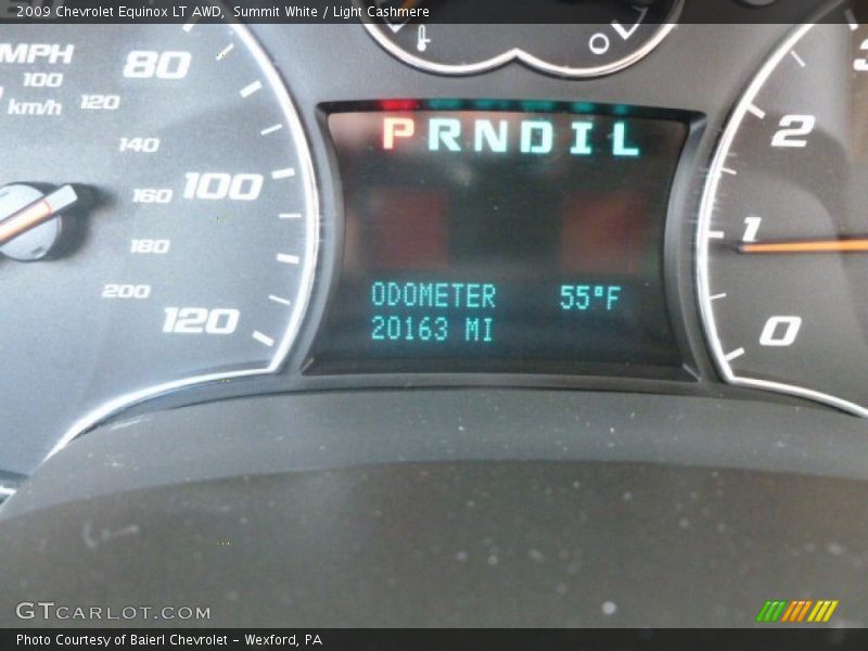 Summit White / Light Cashmere 2009 Chevrolet Equinox LT AWD