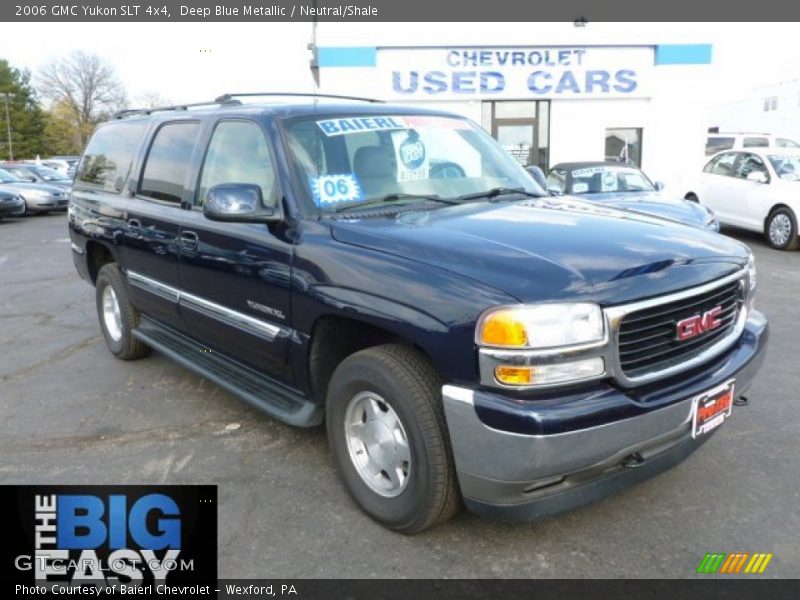 Deep Blue Metallic / Neutral/Shale 2006 GMC Yukon SLT 4x4