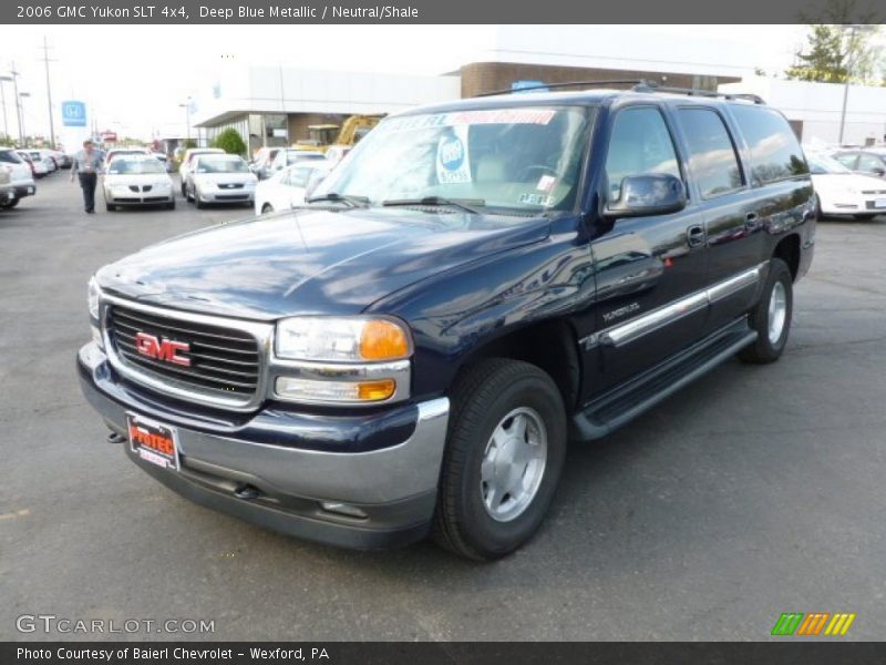 Deep Blue Metallic / Neutral/Shale 2006 GMC Yukon SLT 4x4