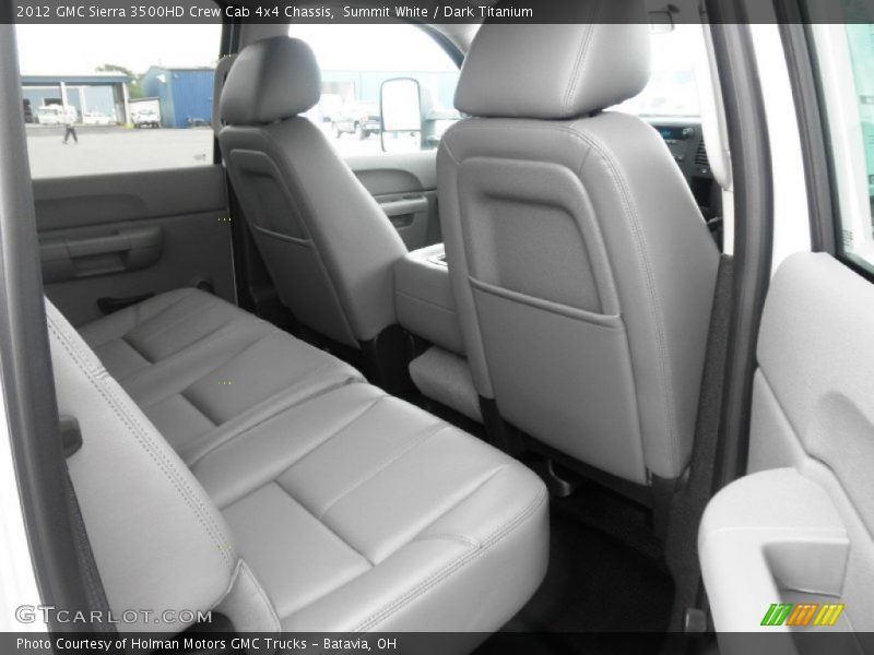 Summit White / Dark Titanium 2012 GMC Sierra 3500HD Crew Cab 4x4 Chassis