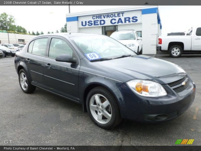 Slate Metallic / Gray 2008 Chevrolet Cobalt LT Sedan