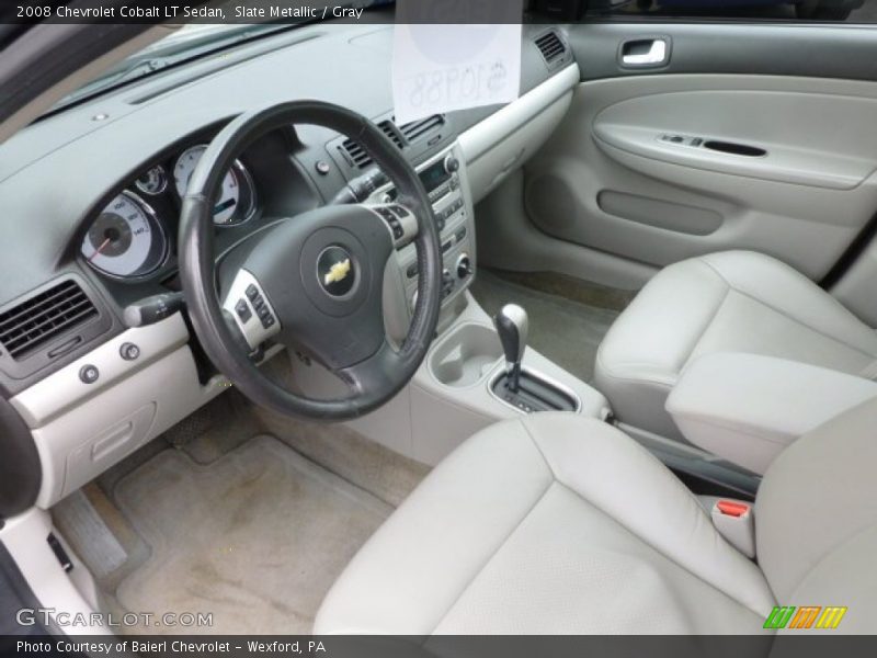 Slate Metallic / Gray 2008 Chevrolet Cobalt LT Sedan