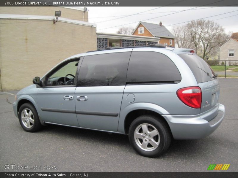 Butane Blue Pearl / Medium Slate Gray 2005 Dodge Caravan SXT