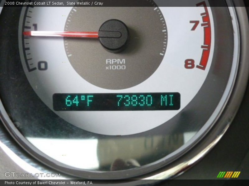 Slate Metallic / Gray 2008 Chevrolet Cobalt LT Sedan