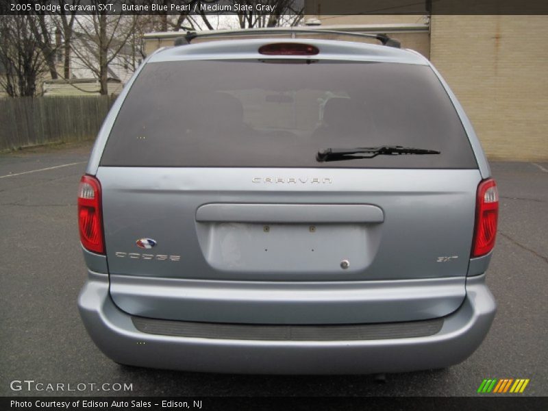 Butane Blue Pearl / Medium Slate Gray 2005 Dodge Caravan SXT
