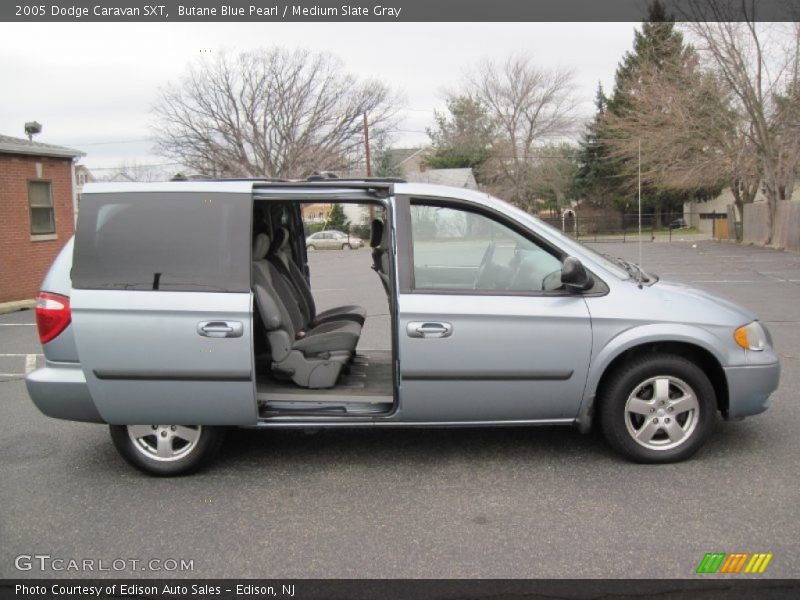 Butane Blue Pearl / Medium Slate Gray 2005 Dodge Caravan SXT