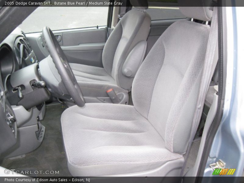 Butane Blue Pearl / Medium Slate Gray 2005 Dodge Caravan SXT