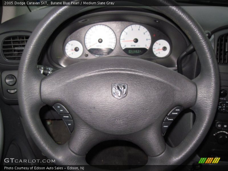 Butane Blue Pearl / Medium Slate Gray 2005 Dodge Caravan SXT