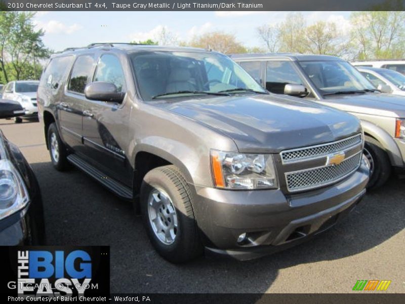 Taupe Gray Metallic / Light Titanium/Dark Titanium 2010 Chevrolet Suburban LT 4x4