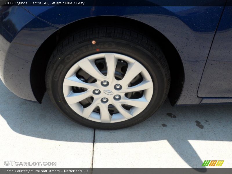 Atlantic Blue / Gray 2013 Hyundai Elantra GLS
