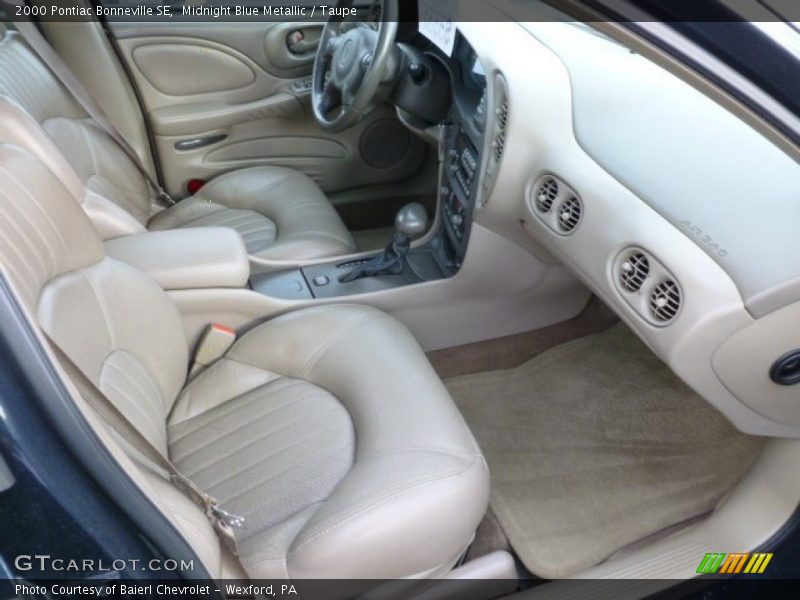 Midnight Blue Metallic / Taupe 2000 Pontiac Bonneville SE
