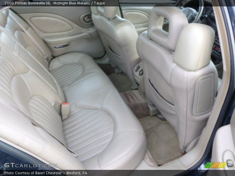 Midnight Blue Metallic / Taupe 2000 Pontiac Bonneville SE