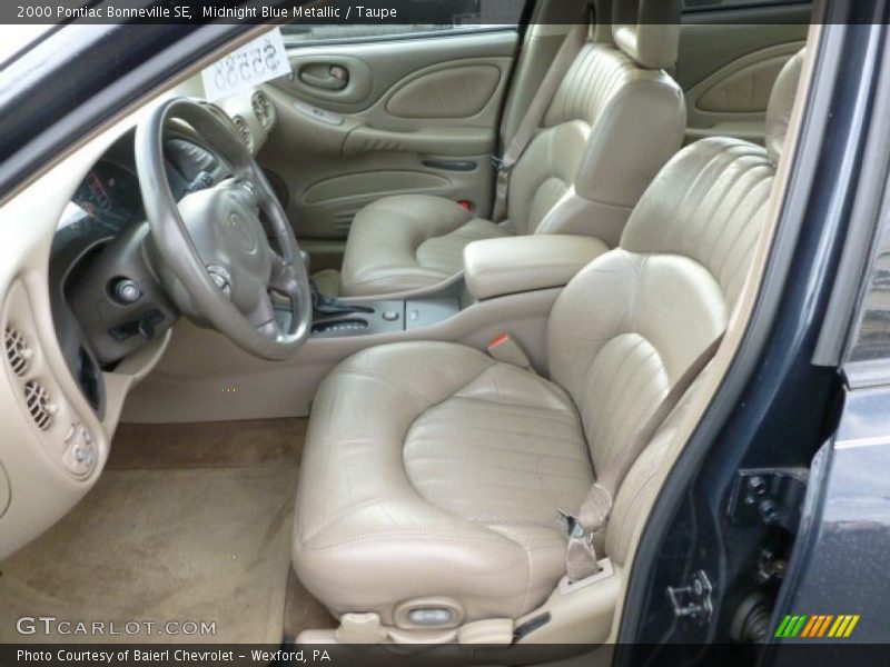 Midnight Blue Metallic / Taupe 2000 Pontiac Bonneville SE