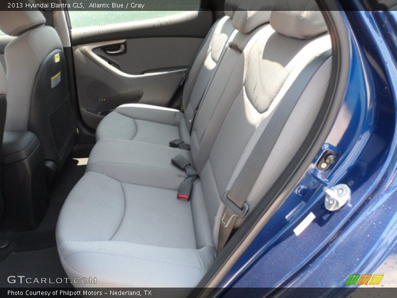 Atlantic Blue / Gray 2013 Hyundai Elantra GLS