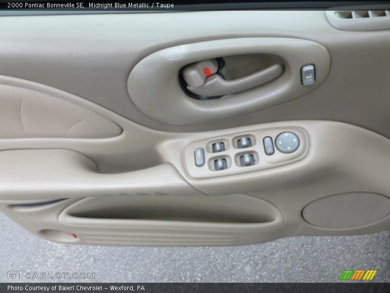 Midnight Blue Metallic / Taupe 2000 Pontiac Bonneville SE
