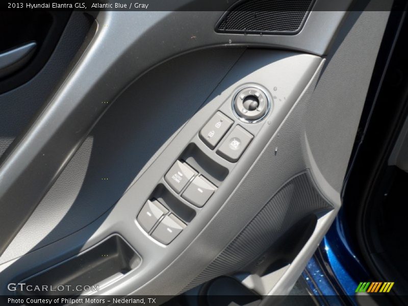 Atlantic Blue / Gray 2013 Hyundai Elantra GLS