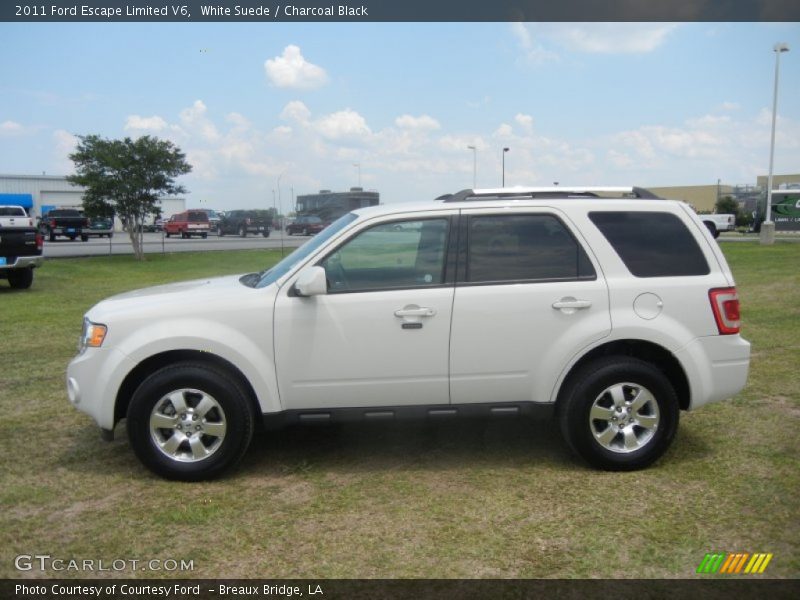 White Suede / Charcoal Black 2011 Ford Escape Limited V6