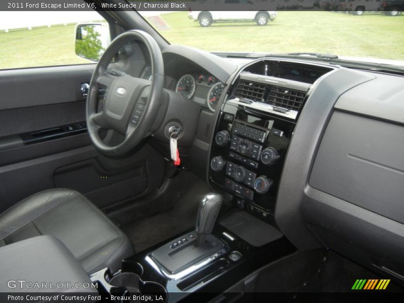 White Suede / Charcoal Black 2011 Ford Escape Limited V6