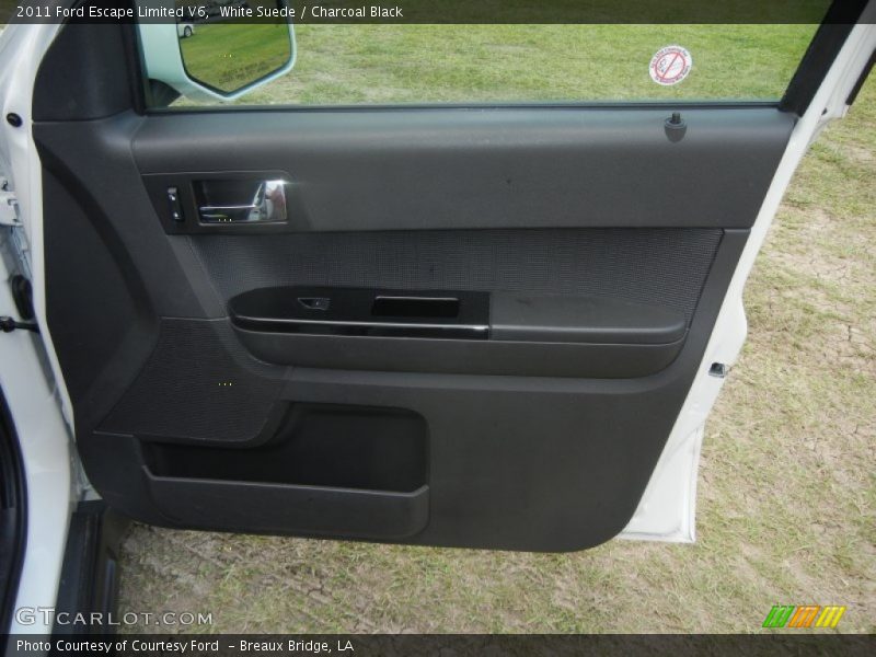 White Suede / Charcoal Black 2011 Ford Escape Limited V6