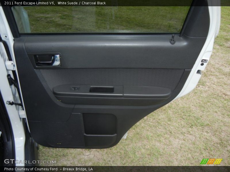 White Suede / Charcoal Black 2011 Ford Escape Limited V6