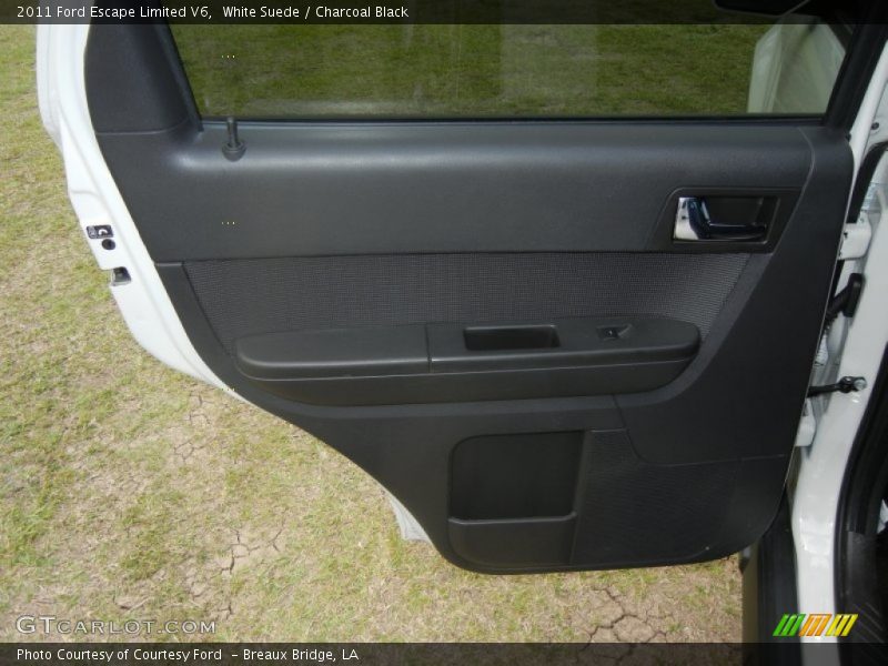 White Suede / Charcoal Black 2011 Ford Escape Limited V6