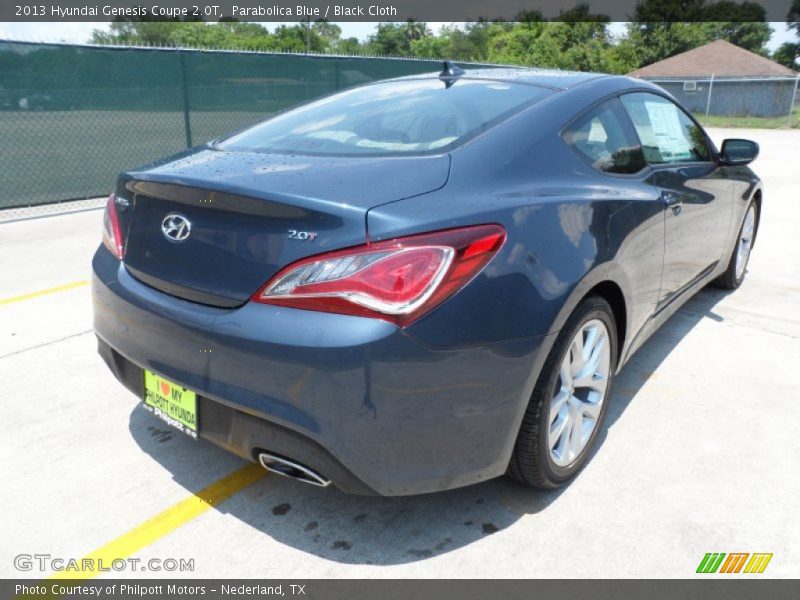 Parabolica Blue / Black Cloth 2013 Hyundai Genesis Coupe 2.0T