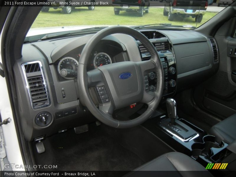 White Suede / Charcoal Black 2011 Ford Escape Limited V6