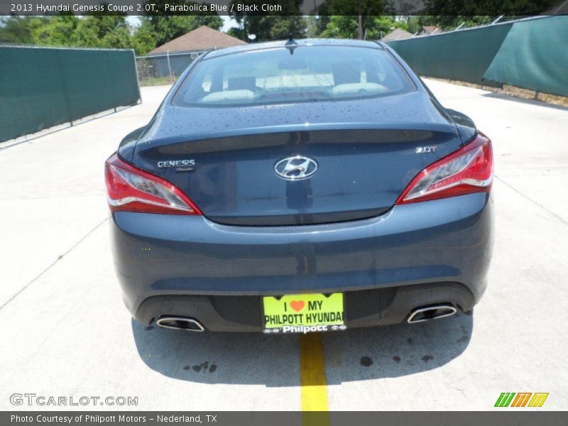 Parabolica Blue / Black Cloth 2013 Hyundai Genesis Coupe 2.0T