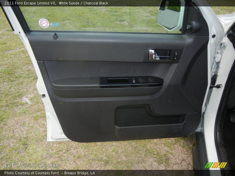 White Suede / Charcoal Black 2011 Ford Escape Limited V6