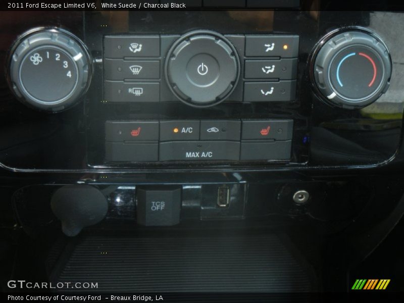 White Suede / Charcoal Black 2011 Ford Escape Limited V6