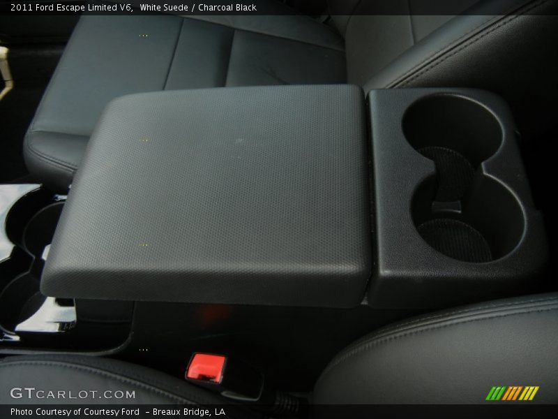 White Suede / Charcoal Black 2011 Ford Escape Limited V6