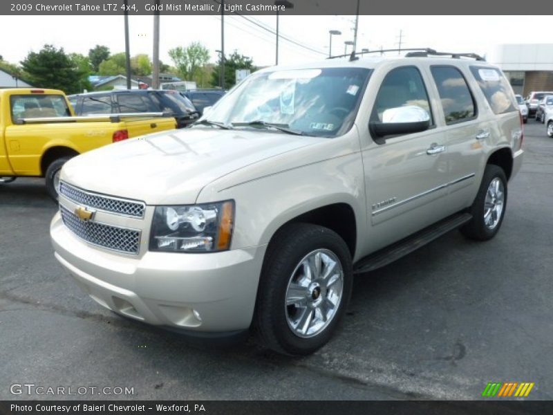 Gold Mist Metallic / Light Cashmere 2009 Chevrolet Tahoe LTZ 4x4