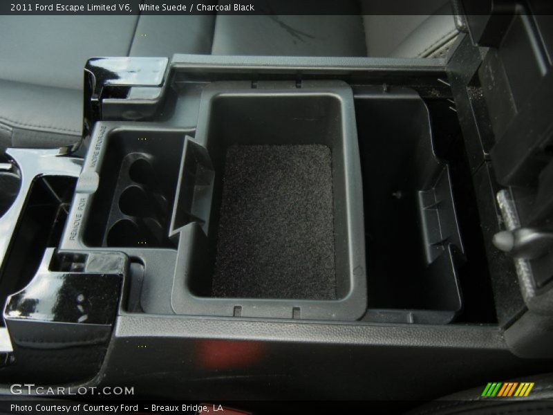 White Suede / Charcoal Black 2011 Ford Escape Limited V6