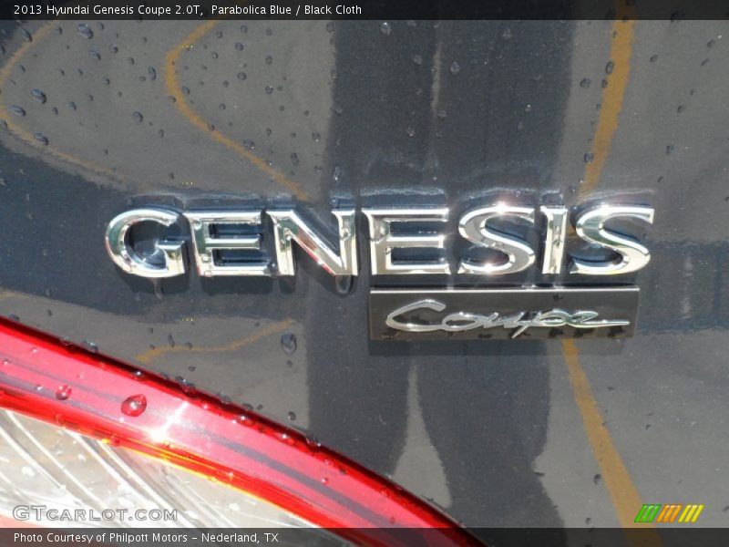 Parabolica Blue / Black Cloth 2013 Hyundai Genesis Coupe 2.0T