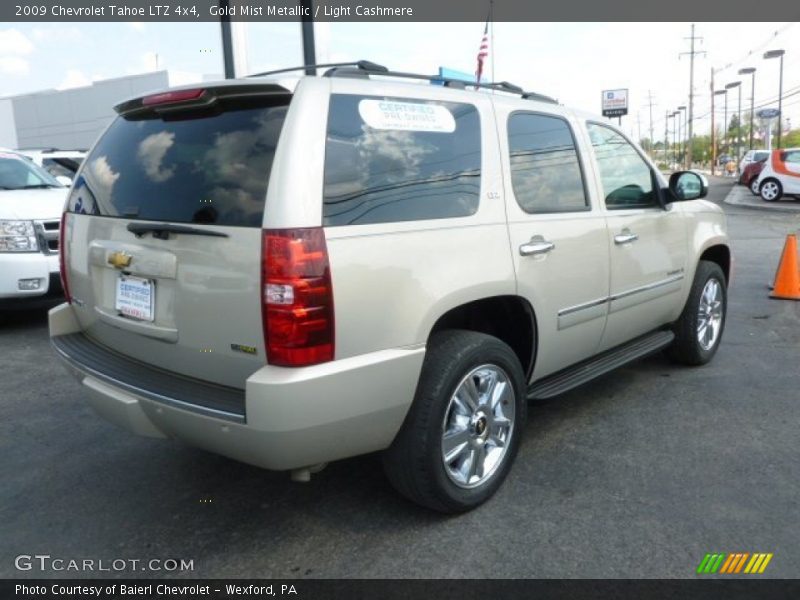 Gold Mist Metallic / Light Cashmere 2009 Chevrolet Tahoe LTZ 4x4