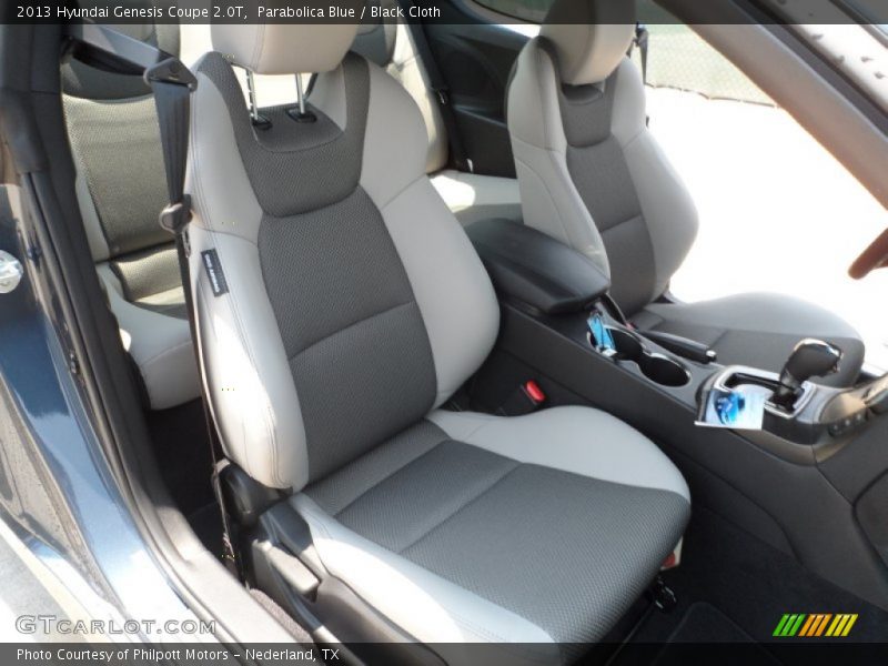 Parabolica Blue / Black Cloth 2013 Hyundai Genesis Coupe 2.0T