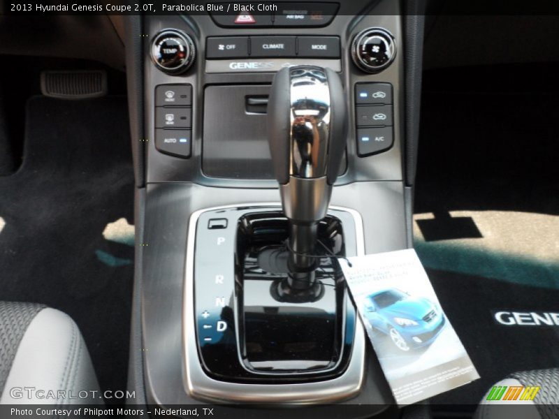Parabolica Blue / Black Cloth 2013 Hyundai Genesis Coupe 2.0T