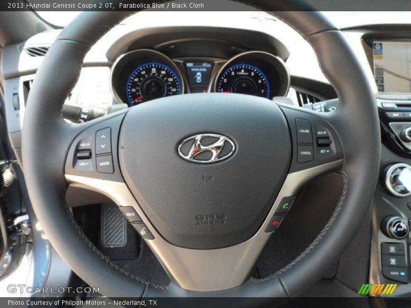 Parabolica Blue / Black Cloth 2013 Hyundai Genesis Coupe 2.0T