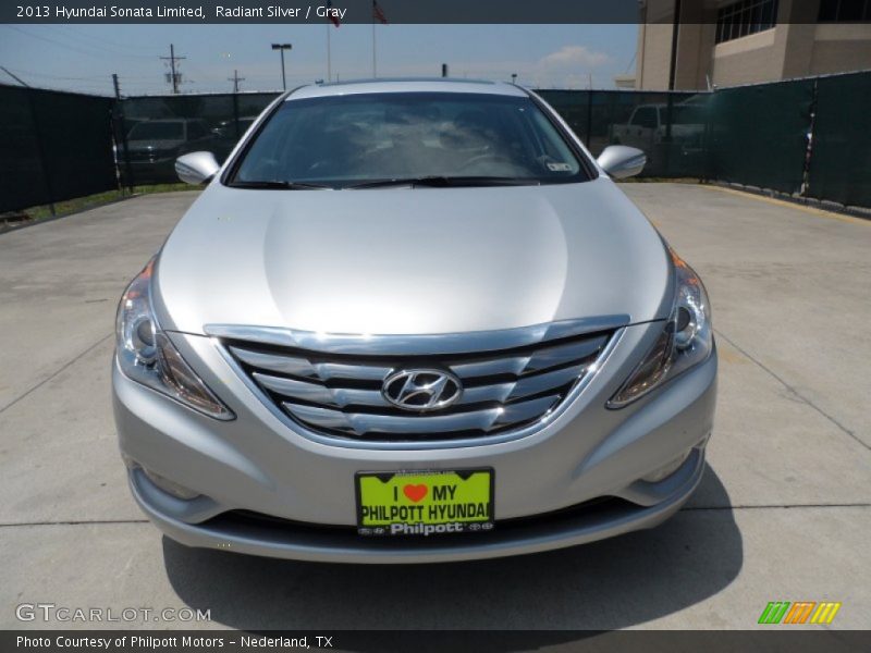 Radiant Silver / Gray 2013 Hyundai Sonata Limited