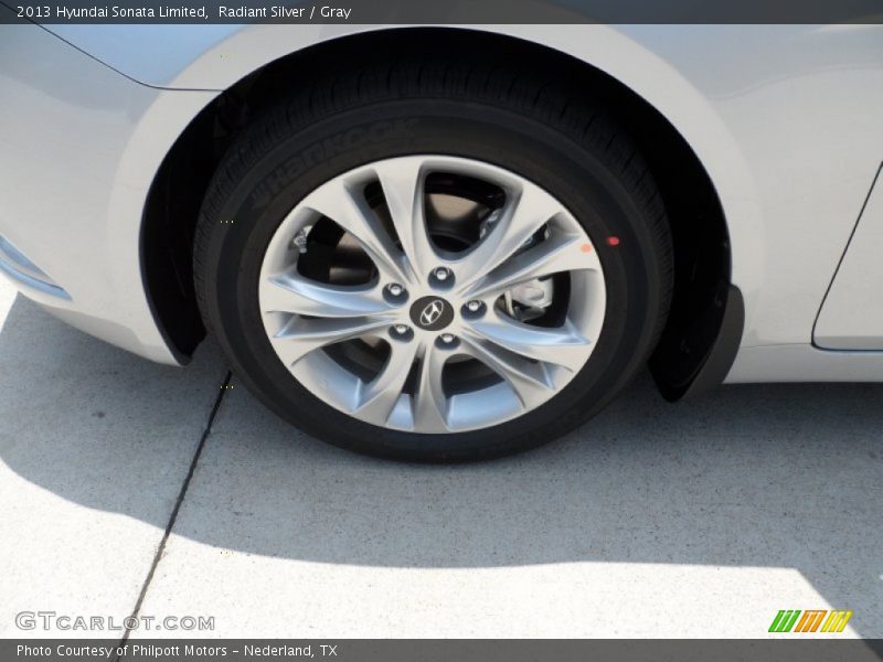 Radiant Silver / Gray 2013 Hyundai Sonata Limited