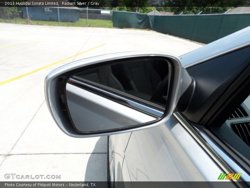 Radiant Silver / Gray 2013 Hyundai Sonata Limited