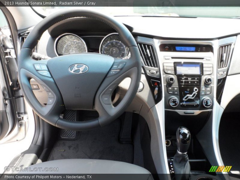 Radiant Silver / Gray 2013 Hyundai Sonata Limited